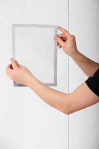 Porte affiche vitrine Cadre d'affichage vitrostatique DURAFRAME SUN