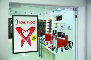 cadre affichage magasin